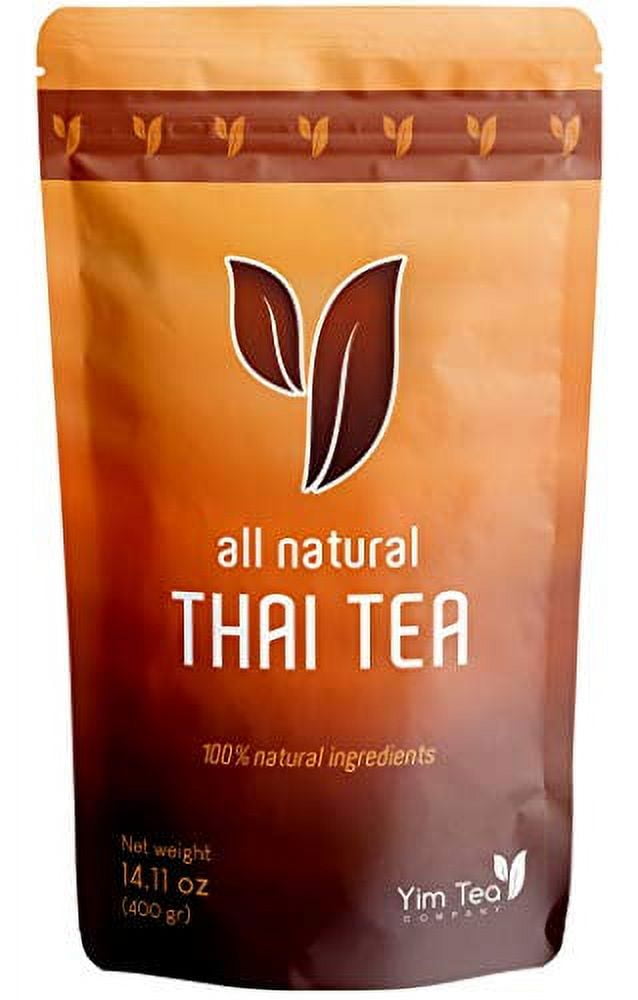 Yim Tea Co. Thai Tea 100 Natural Loose Leaf Tea Mix Made with