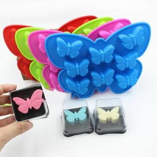 Papaba Silicone Mold,Silicone Mold Food Grade Butterfly Shape DIY Reusable Cake Mold for Chocolate, Size: One size, Other