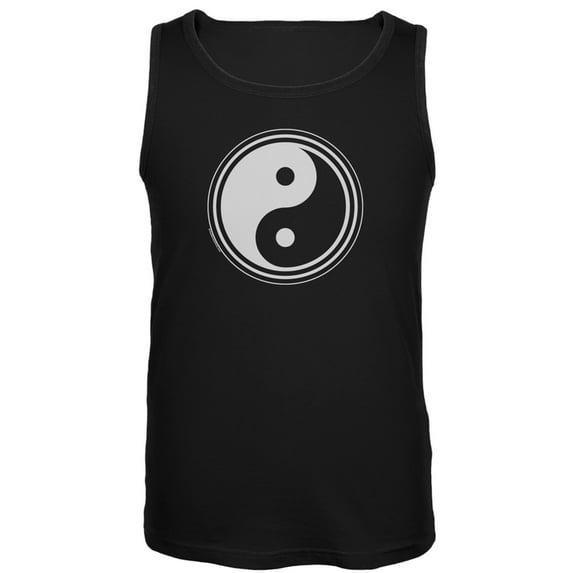 Yin Yang Black Tank Top - Small