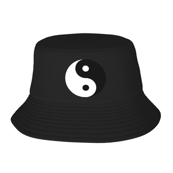 Yin Yang Bucket Hat For Womens And Mens Outdoor Beach Fisherman Hat Sun Hat