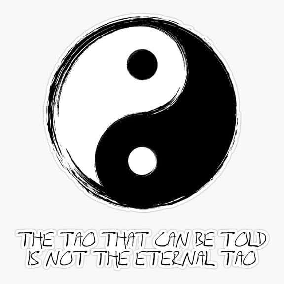 Yin Yang - Eastern Philosophy - Taoism Sticker