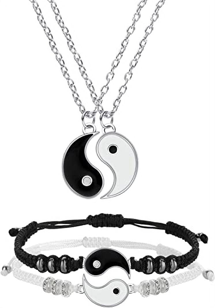 Yin Yang Healing Crystal Double Wrap Bracelet with Howlite and Onyx | Soul  Sisters Designs