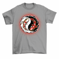thumbnail image 1 of Yin Yang Koi Fish Asian Style Symbol Of Harmony Luck T-Shirt Tee Men Women, 1 of 2
