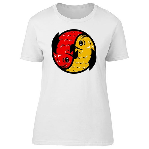 Yin Yang Koi Fishes T-Shirt Men -Image by Shutterstock, Male 3X-Large
