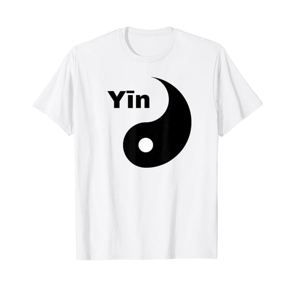 Yin Yang Matching Friends Or Couple T-Shirts, Yin