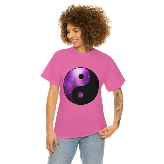 Yin-Yang Purple/Black T-Shirt