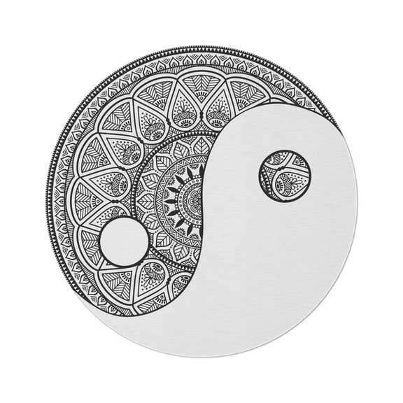 Yin-Yang Round Rug | Area Rug | YinYang Rug | Meditation Rug