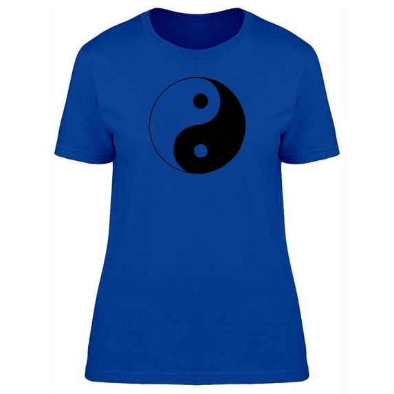 Yin Yang Silhouette T-Shirt Women -Image by Shutterstock, Female Large