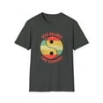 thumbnail image 1 of Yin Yang T-Shirt, Seek Balance Find Harmony, Mediation Tee Shirt, Tai Chi, 1 of 3