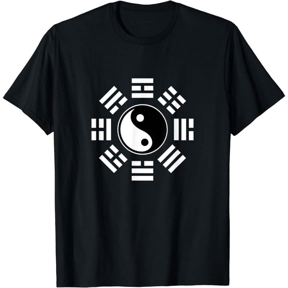 Yin Yang T-Shirt Taoism Symbol Yin Tai Chi Feng Shui Bagua T-Shirt mens t shirt，black，women，funny，misfits，men，journey
