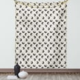 thumbnail image 1 of Yin Yang Tapestry, Doodle Style Asian Spiritual Figures Pattern for Balance and Harmony in Life, Wall Hanging for Bedroom Living Room Dorm Decor, 40W X 60L Inches, Black White, by Ambesonne, 1 of 1