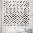 thumbnail image 1 of Yin Yang Tapestry, Doodle Style Pattern for Balance and Harmony in Life, Fabric Wall Hanging Decor for Bedroom Living Room Dorm, 5 Sizes, White and Black, by Ambesonne, 1 of 1