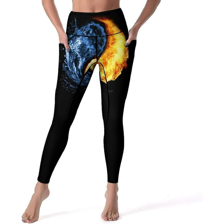 Women's Yoga Pants with Pockets, High Waist Tummy Control Leggings