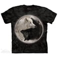 thumbnail image 1 of Yin Yang Wolves T-Shirt by The Mountain - Adult & Youth Sizes (XXX-Large), 1 of 2