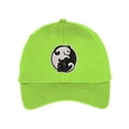 thumbnail image 1 of Yin and Yang Cats Curled Up Together Low Profile Cotton Adjustable Baseball Cap Dad Hat for Men Women Embroidered Design - Light Green, 1 of 5