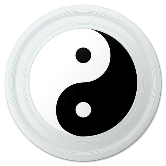 Yin and Yang Chinese Symbol Taoism Novelty 9" Flying Disc