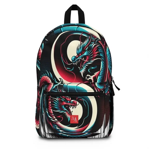 Yin and Yang Dragons- Backpack