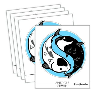 Yin Yang Chinese Taichi Symbol Ying Yang Vinyl Decal Sticker - 3 Pack  Black, 2 Inches, 3 Inches, 5 Inches - No Background for Car Boat Laptop Cup  Phone : : Electronics