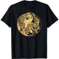 thumbnail image 1 of Yin yang tiger dragon gold T-Shirt, 1 of 5