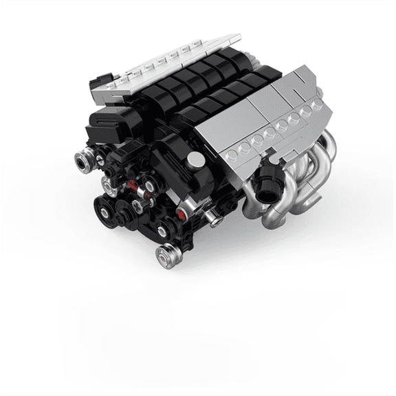 Yincuntons V12 Engine Building Set Compatible with Lego Car Model Model Desktop Decor Creative Collectible for Adults