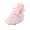 thumbnail image 1 of Yindaity Baby Boys Girls Booties with Grippers Stay on Slippers Socks Toddler Crib Winter Shoes for Boys Girls (C,0-6 Months), 1 of 4