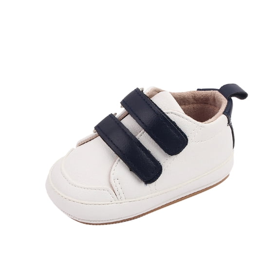 Yindaity Baby Boys Girls Shoes High Tops Ankle Sneakers Soft Anti-Slip Sole (Dark Blue,0-6 Months)