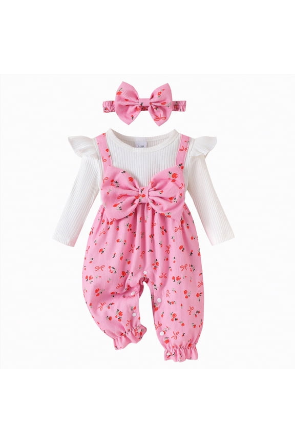 Baby Girl Clothes Outfits Infant Summer Romper Cotton Linen Preemie Newborn 2t Rompers for Toddler Girls(Pink,9-12 Years)