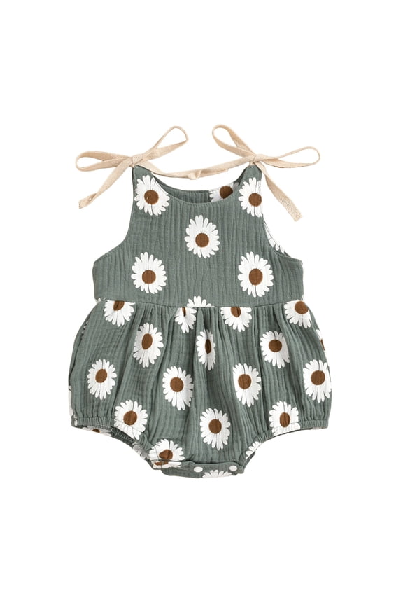 Baby Girl Dress Summer Ruffle Sleeve Bowknot Floral Dresses Casual Sundress Grey,6-12 Months