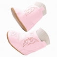 thumbnail image 1 of Yindaity Baby Girls Cowboy Tassel Boots Side Zipper Moccasins Soft Bottom Non-Slip Toddler Shoe(Pink,5.5), 1 of 7