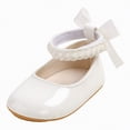 thumbnail image 1 of Yindaity Baby Girls Shoes Princess Dress Shoe Wedding Flats(White,11), 1 of 6
