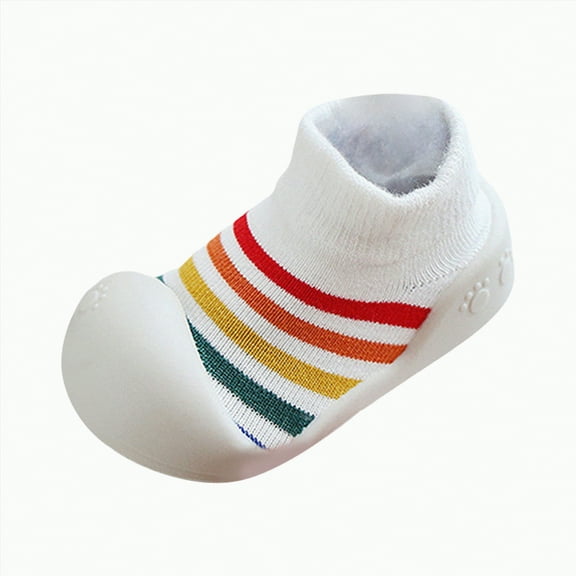 Yindaity Baby Walking Shoes Baby Boys and Girls Barefoot Water Shoes with Quick-Dry Upper Wide Toe Box Non-Slip Design for Toddler Kids for Beach(Red,12.89)