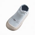 thumbnail image 1 of Yindaity Baby Walking Shoes Baby Sock Shoes Toddler Walking Shoes Infant Non-Slip Slippers Soft Rubber Sole Sneakers for Baby Boys Girls(Blue,13.01), 1 of 5