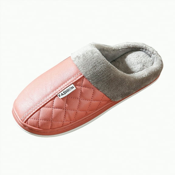 Yindaity Bed Room Slippers for Women Women's Fuzzy House Slippers Suede Fluffy Winter Slipper Cozy Furry Warm Shoes Indoor/Outdoor(Hot Pink,15.99)