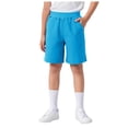 thumbnail image 1 of Yindaity Boys Shorts Boys Shorts Athletic Active Sports Lightweight Pockets Youth Kids(Sky Blue,14-15 Years), 1 of 5