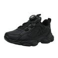 thumbnail image 1 of Yindaity Boys' Sneakers Fashion All Season Children Boys Sports Shoes Flat Thick Bottom Lightweight Non Toddler Running Shoes(Black,13), 1 of 9