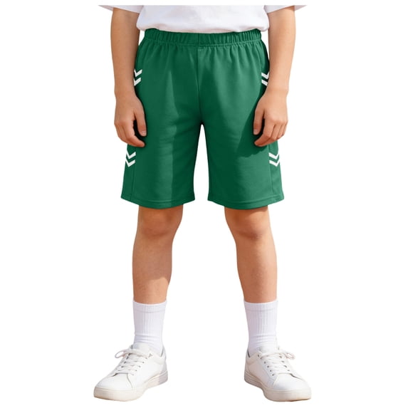 Yindaity Boys Toddler Shorts Boys Lounge Shorts – Soft Gym, School, Sleep & Active Sports Shorts for Kids(Green,12-13 Years)