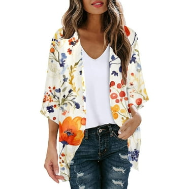 Yindaity Cardigans for Women Women's Classic Long Sleeve Knit Cardigan Sweaters Casual Open Front Button Down Cardigan (Yellow,M)