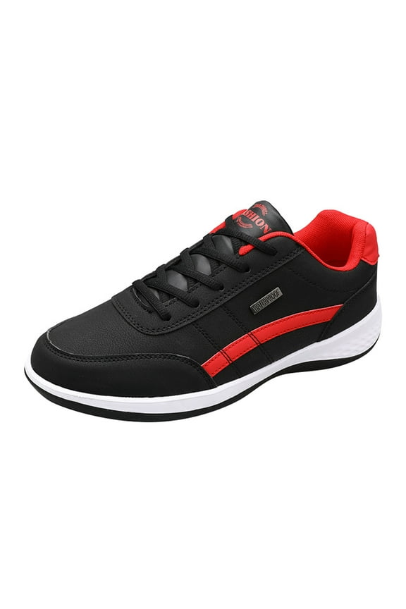 Casual Sneakers for Men Men's Mesh Fabric Fashion Sneakers Casual Oxfords Lightweight Breathable Versatile Walking Shoes (Black,10.5)