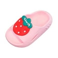 thumbnail image 1 of Yindaity Children Slippers Children Linen Slippers Indoor Home Cotton and Linen Soft Sole Slippers (Pink,11-11.5 Years), 1 of 6