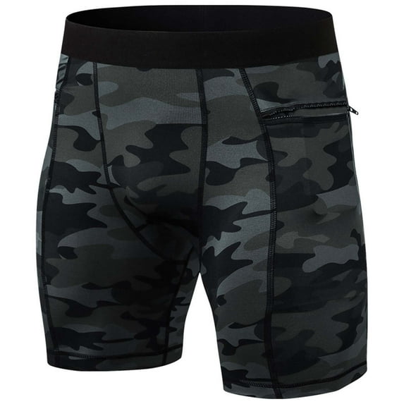 Yindaity Compression Shorts for Men Sport Shorts Athletic Workout Running Performance Baselayer Underwear Workout Shorts Men (Bronze,S)