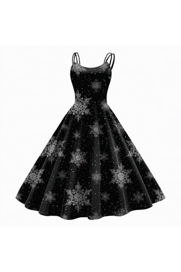 black and white christmas dress Dresses for Women Girls Size:4 Loving Holiday SSYS The MEMORIAL50 Women Black Low Heel