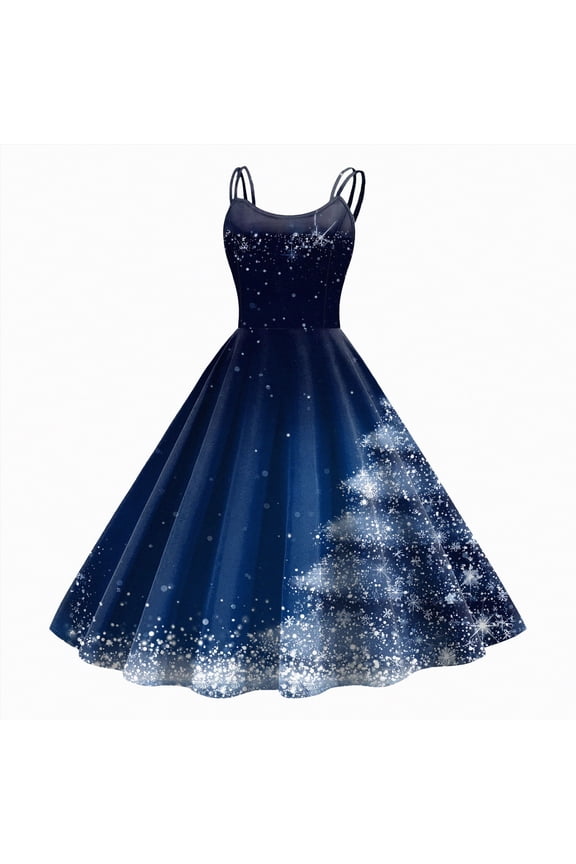 Dress for Teens Wedding Guest Sleeveless Lace Formal Christmas Dresses(Black,XL)