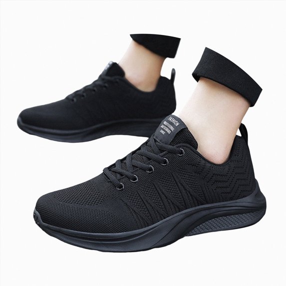 Yindaity Fashion Spring and Summer Men's Sneakers Flat Lightweight Set Wear Elastic Lacing Knit Mesh Breathable Comfortable Casual Style(A,8)