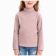 thumbnail image 1 of Yindaity Girl Long Sleeve Shirts Cotton Girls Long Sleeve Shirts Toddler Soft Basic T-Shirts Top Kids Crewneck Layering Tees(Pink,9-10 Years), 1 of 6
