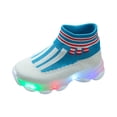 thumbnail image 1 of Yindaity Girl Shoes Toddler Shoes Toddler Kids Baby Girls Boys LED Light Shoes Casual Shoes Sports Shoes (Blue,3-3.5 Years), 1 of 5
