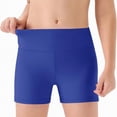 thumbnail image 1 of Yindaity Girls High Waist Running Jogger Biker Teen Shorts Ball Sports Yoga Dance Athletic Casual Gymnastics Short Girls Basketball Shorts(Dark Blue,13-14 Years), 1 of 6