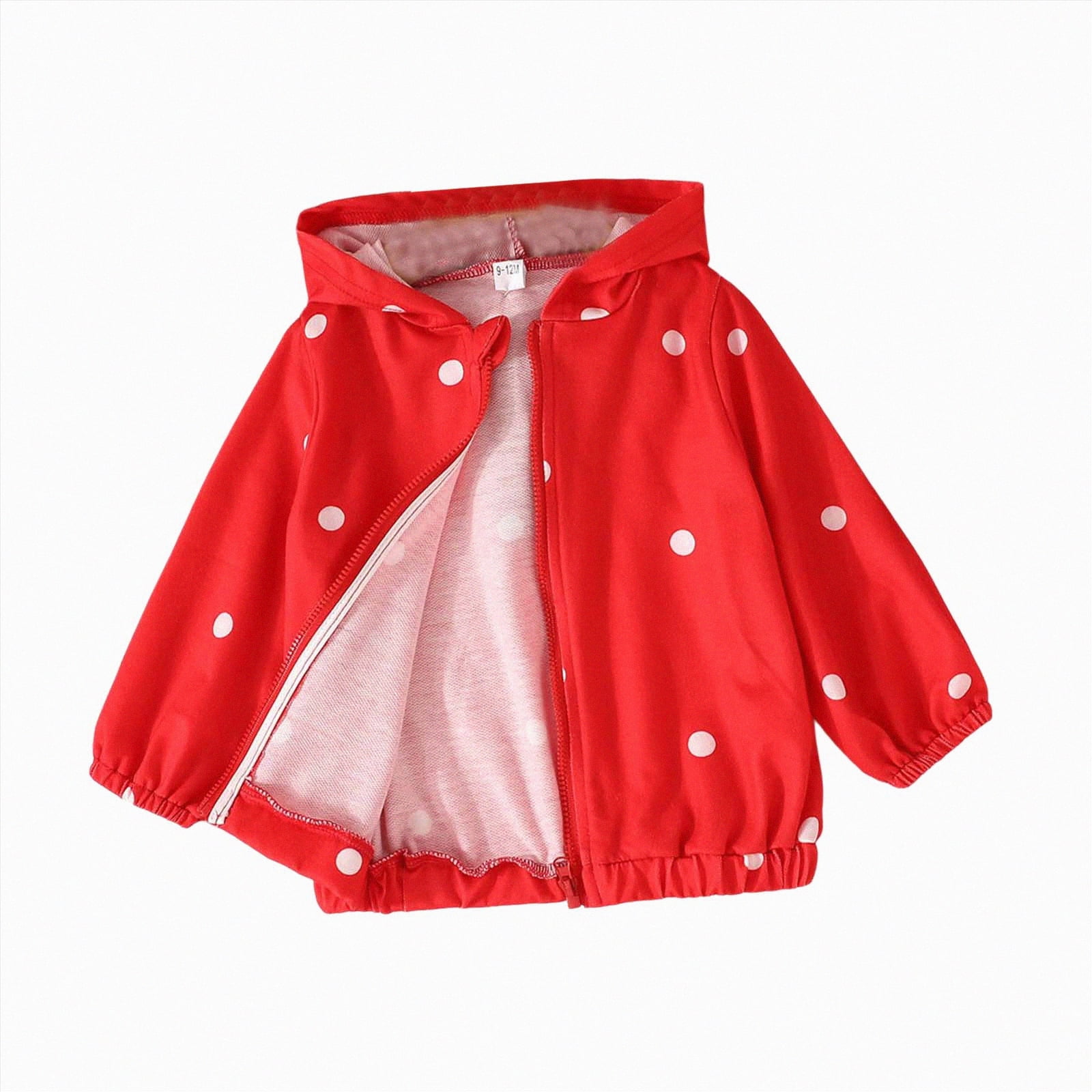Yindaity Girls Rain Jacket Lightweight Waterproof Hooded Cotton Lined