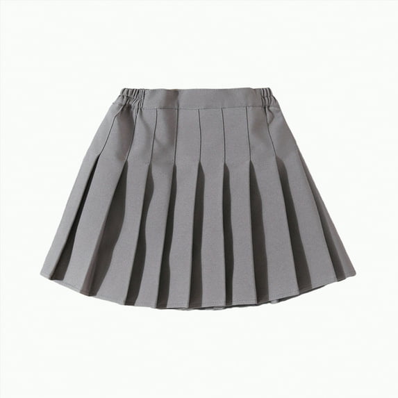 Yindaity Girls Tennis Skirt Plaid Mini Skirt with Shorts Girl Uniform School Skater Skort Pleated Skirts for Girls(GY1,12-13 Years)