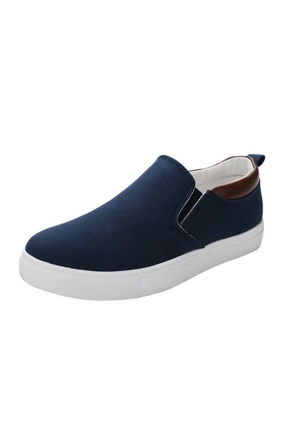 Hiking Shoes Men Platform Sneakers for Men Slip-on Comfort Shoes Comfort Trainers Sneakers Casual Hiking Shoes Blue,9