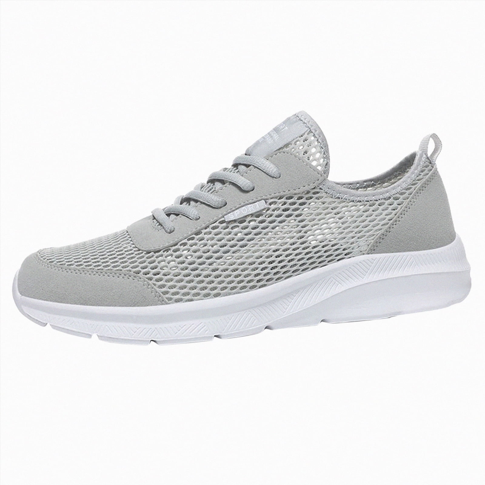Yindaity Hiking Shoes Men Walking Shoes for Men Slip-on Sneaker Lightweight Trainers Sneakers Low-Top Sneakers Men Shoes Sneakers(Grey,10.5)